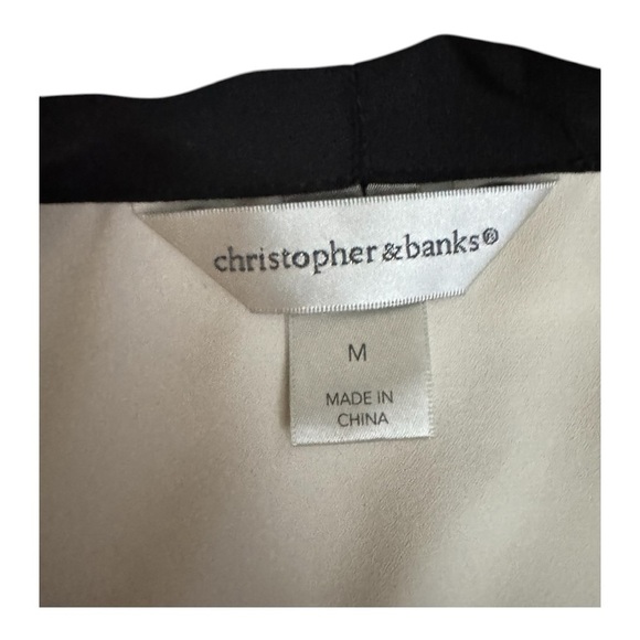 Christopher Banks Cream Blouse with Black Tie - Picture 4 of 6
